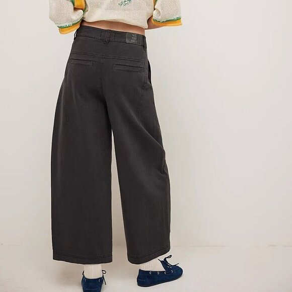 Free People We The Free Laydown Chino Pants Cotton High Rise Classic XS-0 278130 - Picture 2 of 8